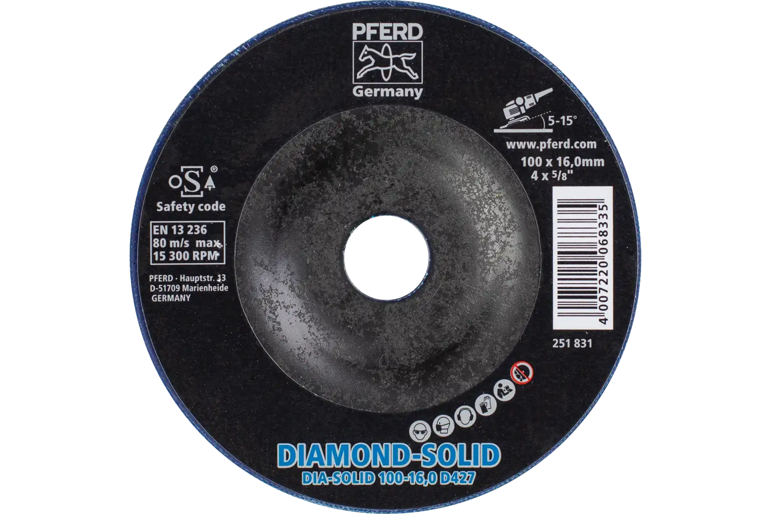 Cc-Grind-Solid Diamond CC-GRIND SOLID DIAMOND 100-16.0 D 427 2