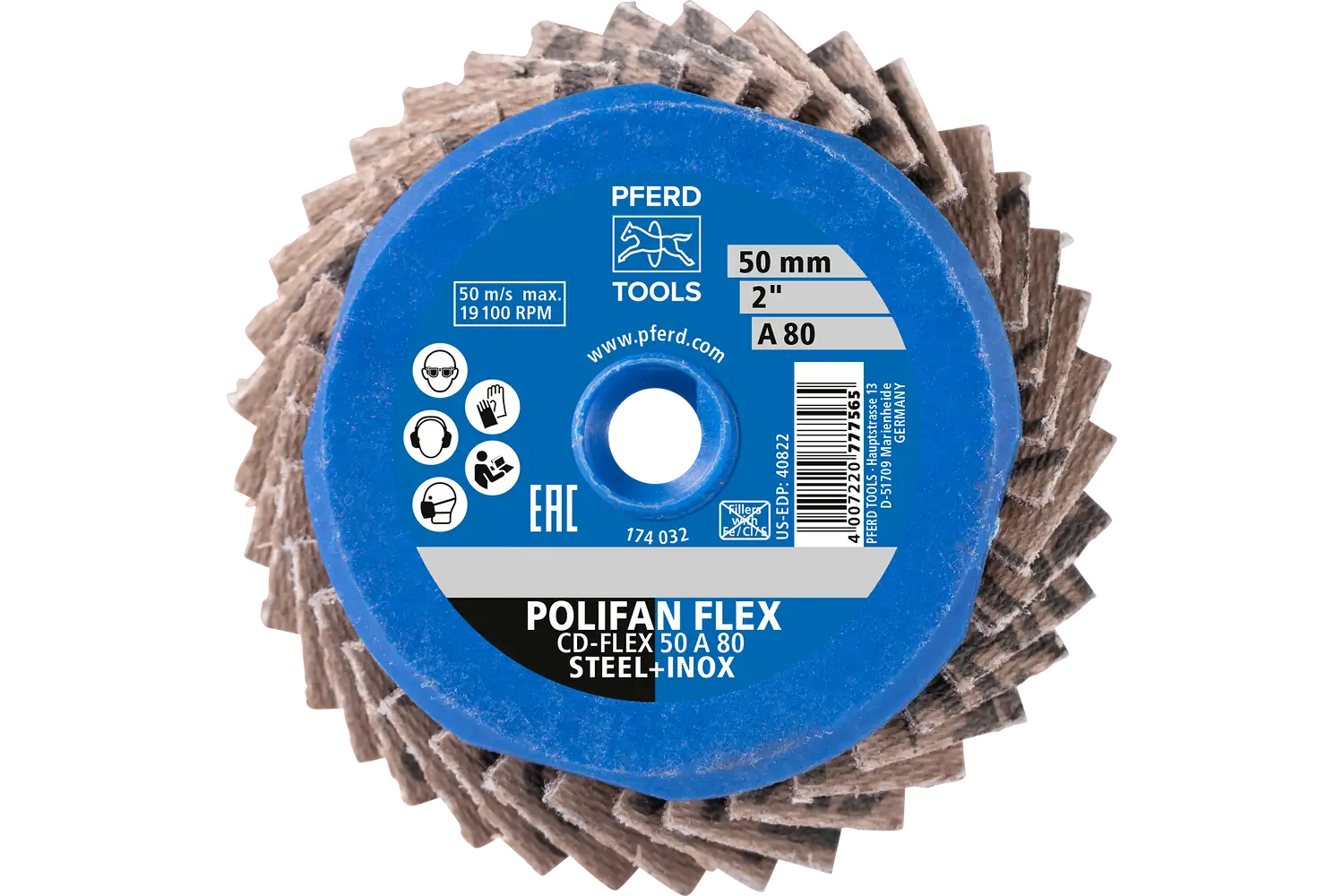 Disc lamelar frontal (POLIFAN) CD-FLEX 50 A  60 3