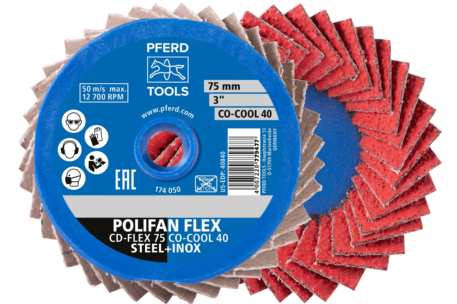 Disc lamelar frontal (POLIFAN) CD-FLEX 75 CO-COOL 60
