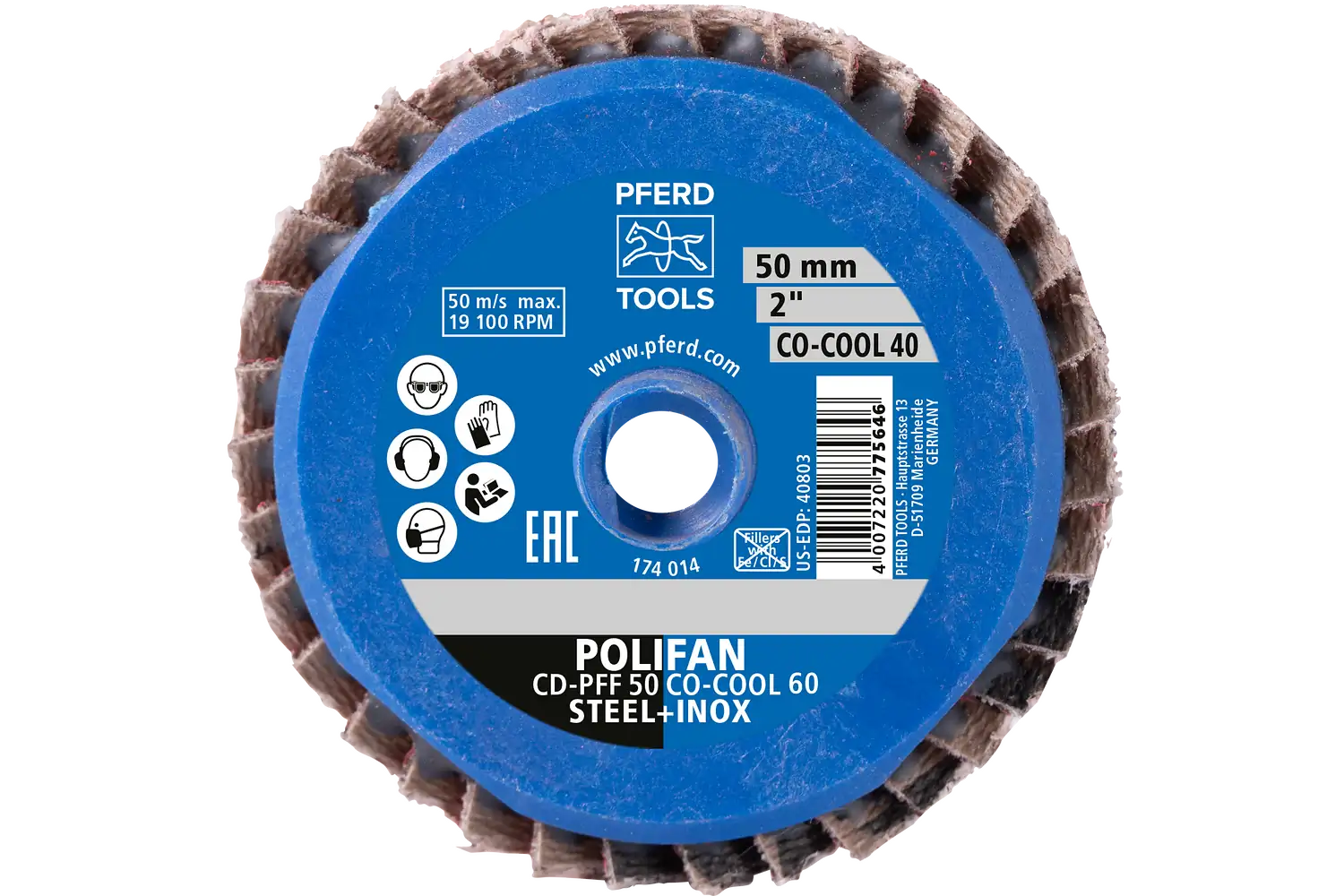 Disc lamelar frontal (POLIFAN) CD-PFF 50 CO-COOL  40 3