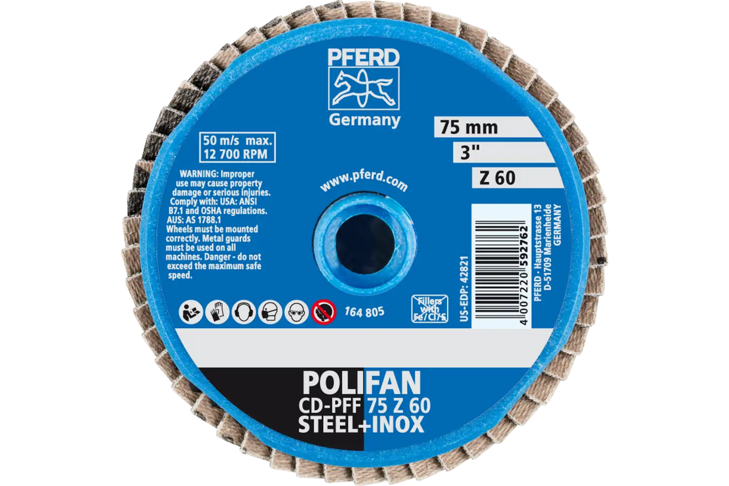 Cd-Mini-Flap Disc Cd-Pff CD PFF 75 Z 60 3