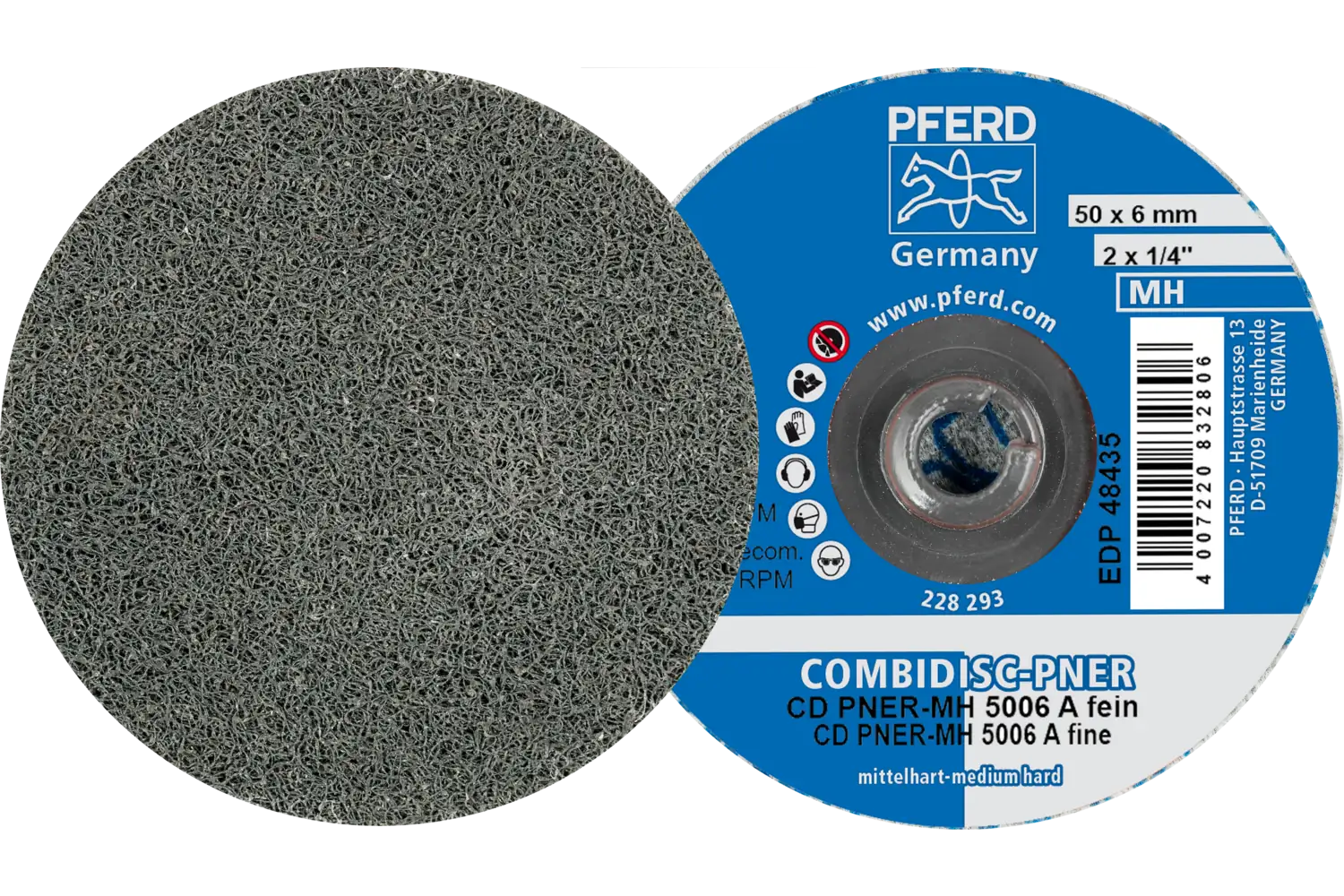 Disc abraziv cu prindere rapidă (sistem COMBIDISC) CD PNER-MH 5006 A F