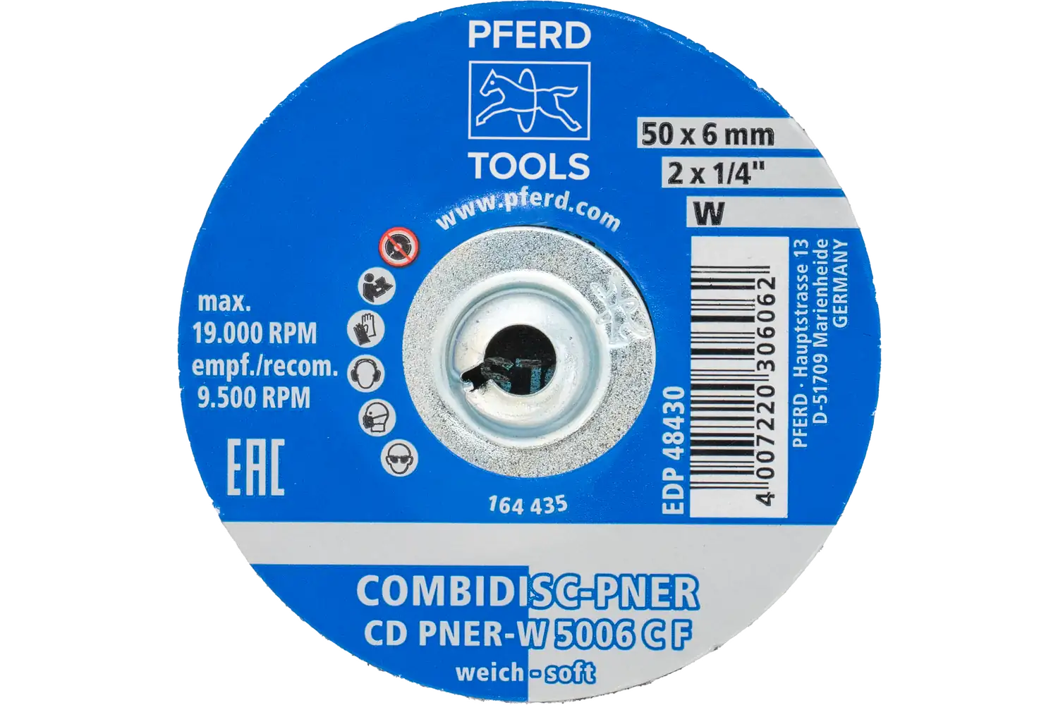 Disc abraziv cu prindere rapidă (sistem COMBIDISC) CD PNER-W 5006 SiC F 3