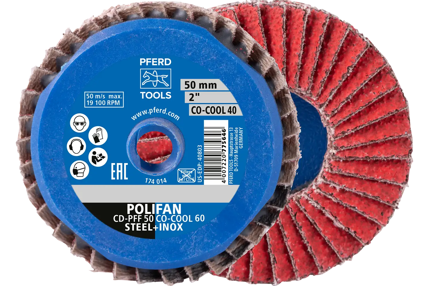 Disc lamelar frontal (POLIFAN) CDR-PFF 50 CO-COOL 40