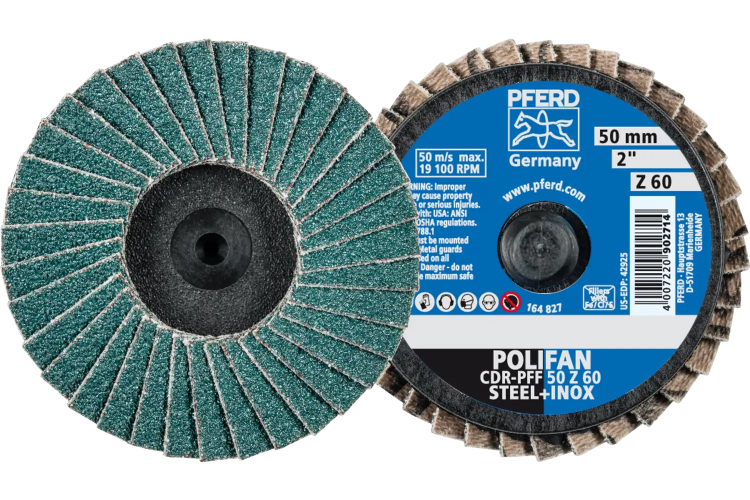 Disc lamelar frontal (POLIFAN) CDR PFF 50 Z 60