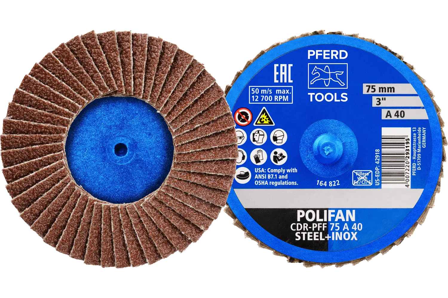 Disc lamelar frontal (POLIFAN) CDR PFF 75 A 40