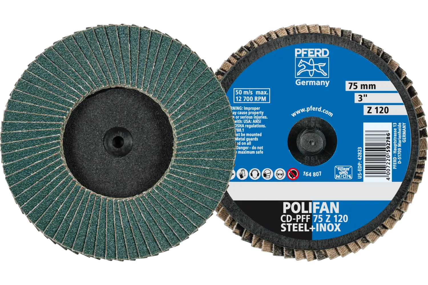 Disc lamelar frontal (POLIFAN) CDR PFF 75 Z 120