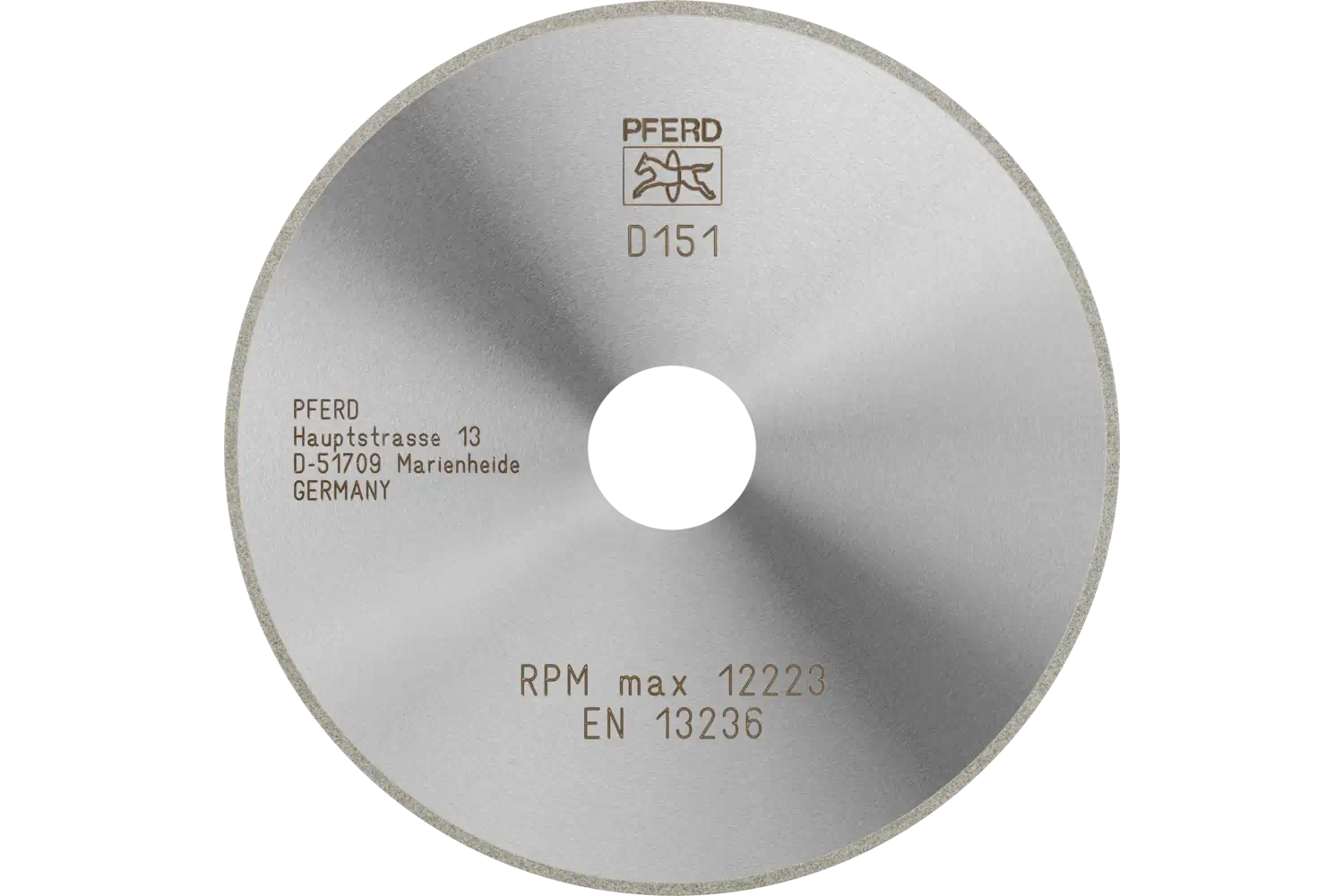 Disc de debitat diamantat D1A1R 125-1,4-20 D 151 GAD