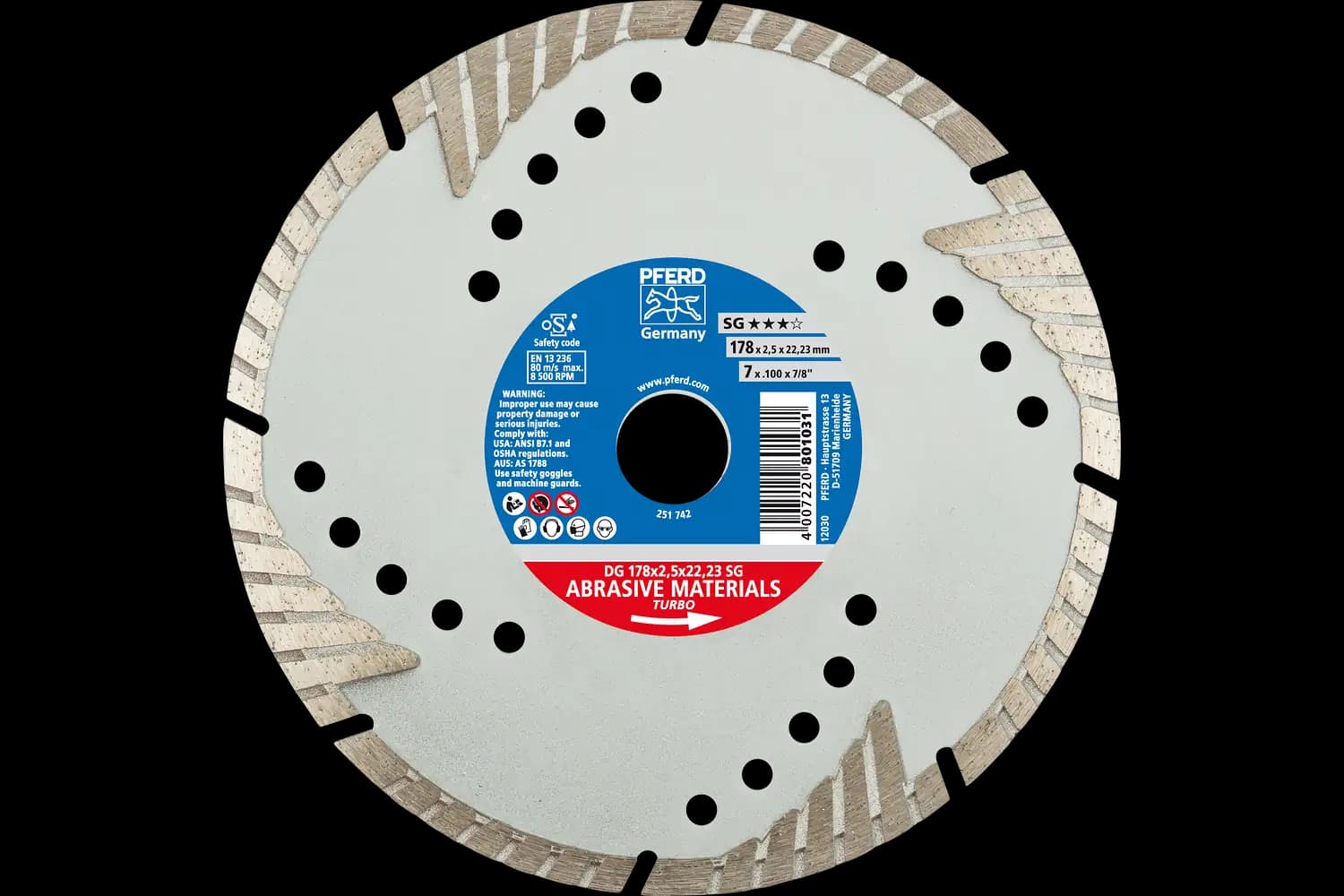 Disc de debitat diamantat DG 150 x 2.2 x 22.23 SG