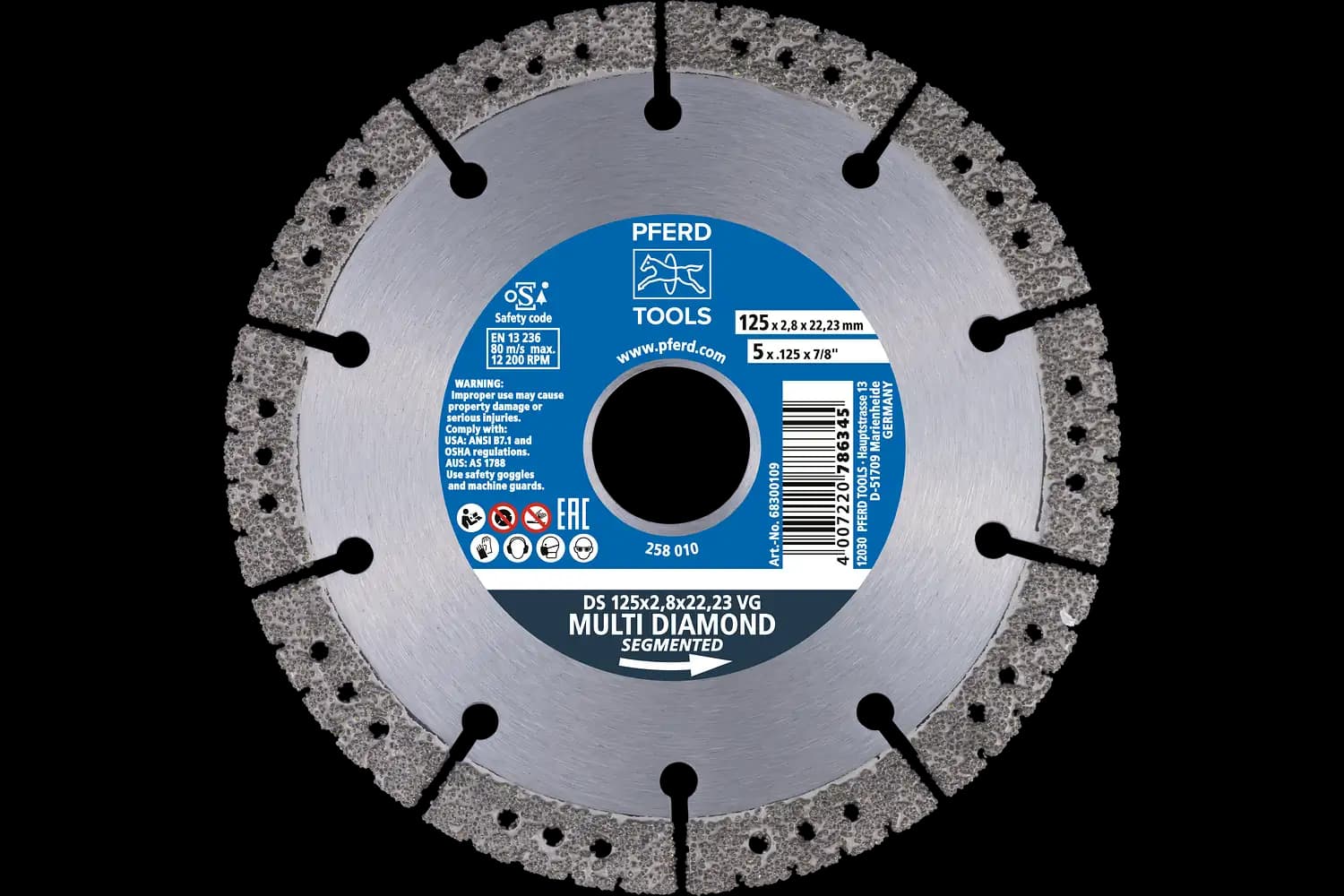 Dia. Blade DS 115x2,8x22,23 VG
