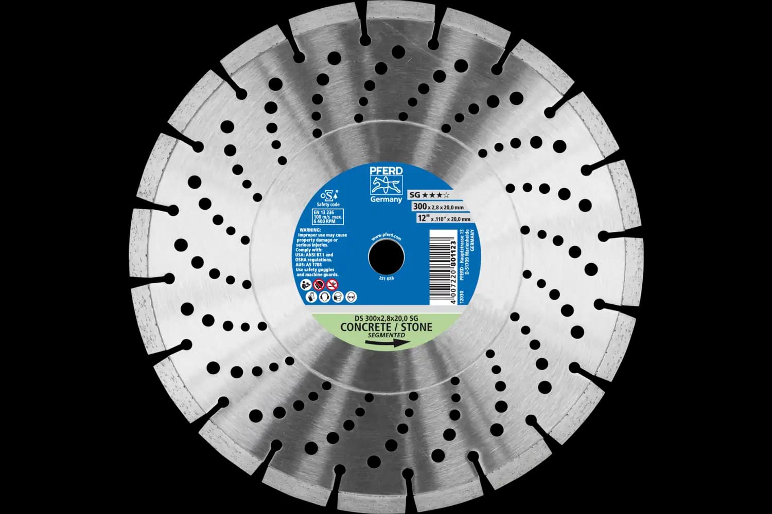 Disc de debitat diamantat DS 300 x 2,8 x 20,0 SG