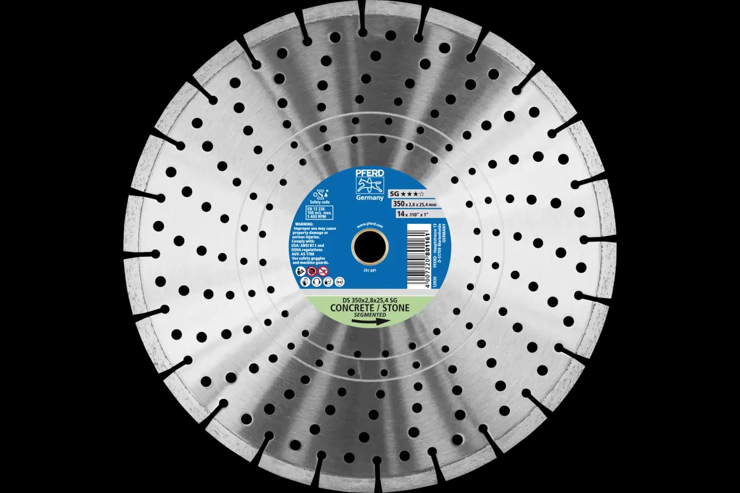 Disc de debitat diamantat DS 350 x 2,8 x 25,4 SG