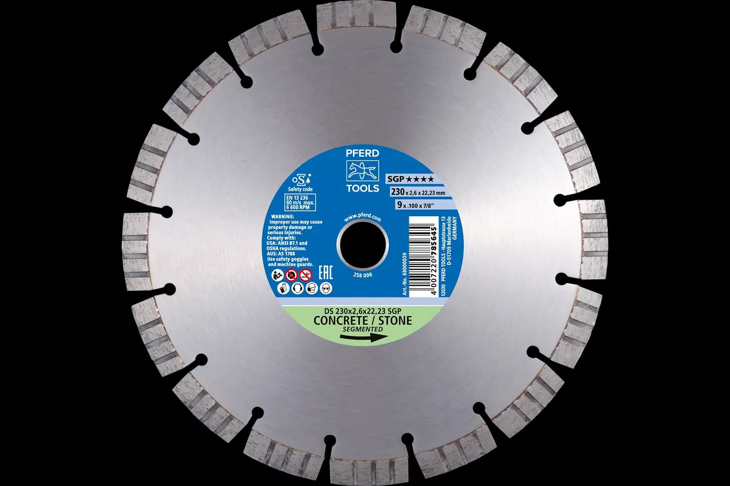 Disc de debitat diamantat DS 350 x 3 x 25.4 SGP