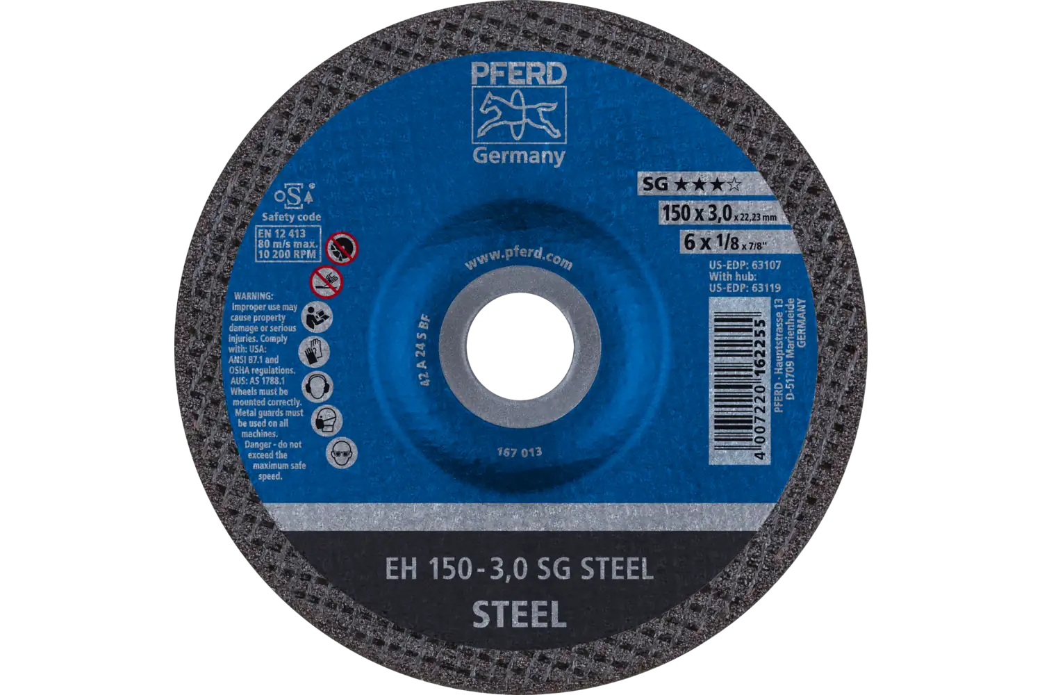 Disc de debitat (tăiere) EH 150-3,0 SG STEEL