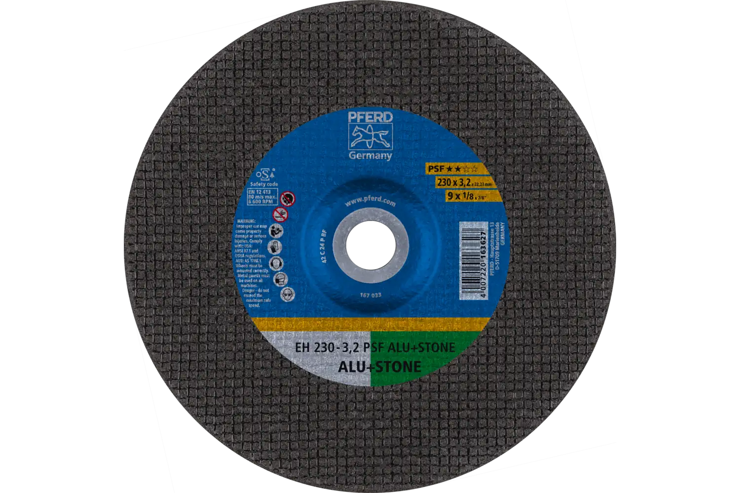 Disc de debitat (tăiere) EH 230-3,2 PSF ALU+STONE