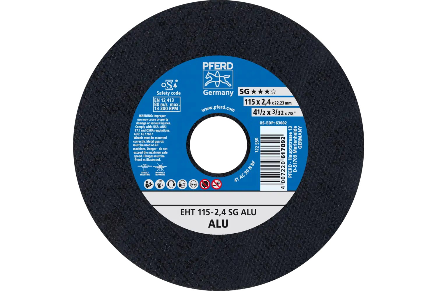 Disc de debitat (tăiere) EHT 115-2,4 SG ALU