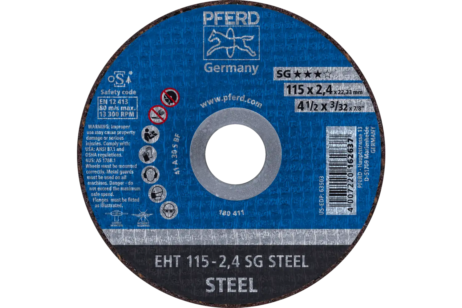 Disc de debitat (tăiere) EHT 115-2,4 SG STEEL