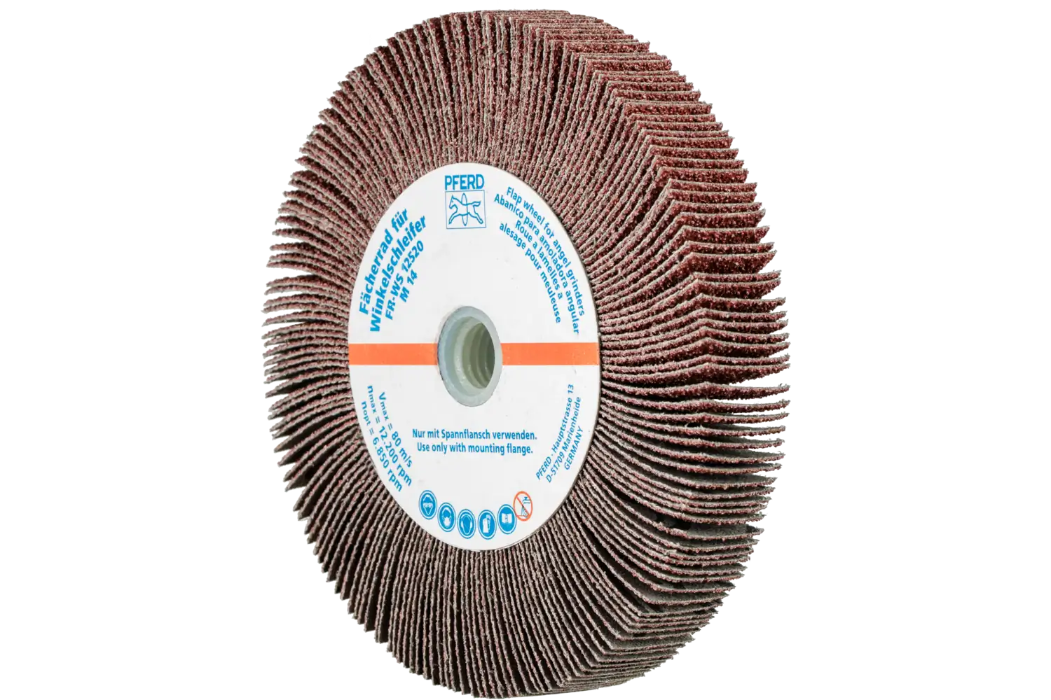 Corp abraziv lamelar cu tijă (perie lamelară) FR WS 12520 M14 A 40