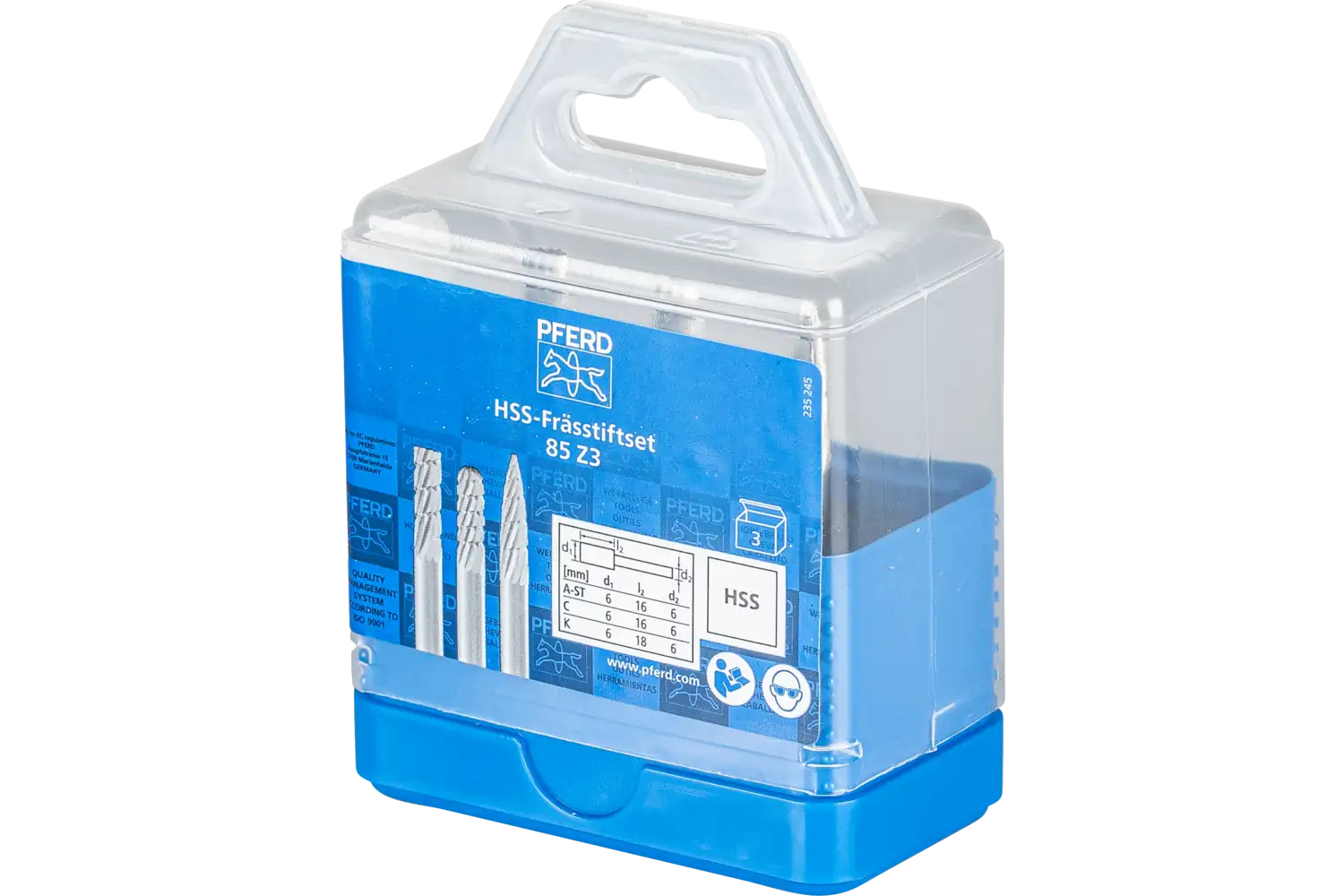 Freză biax din carbură metalică SET 85 Z3 3TLG 2