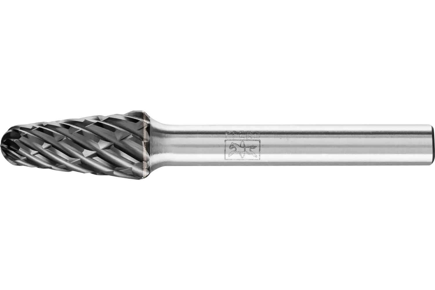 Freză biax din carbură metalică, formă conică rotunjită (KEL) KEL 1020/6 STEEL HC-FEP