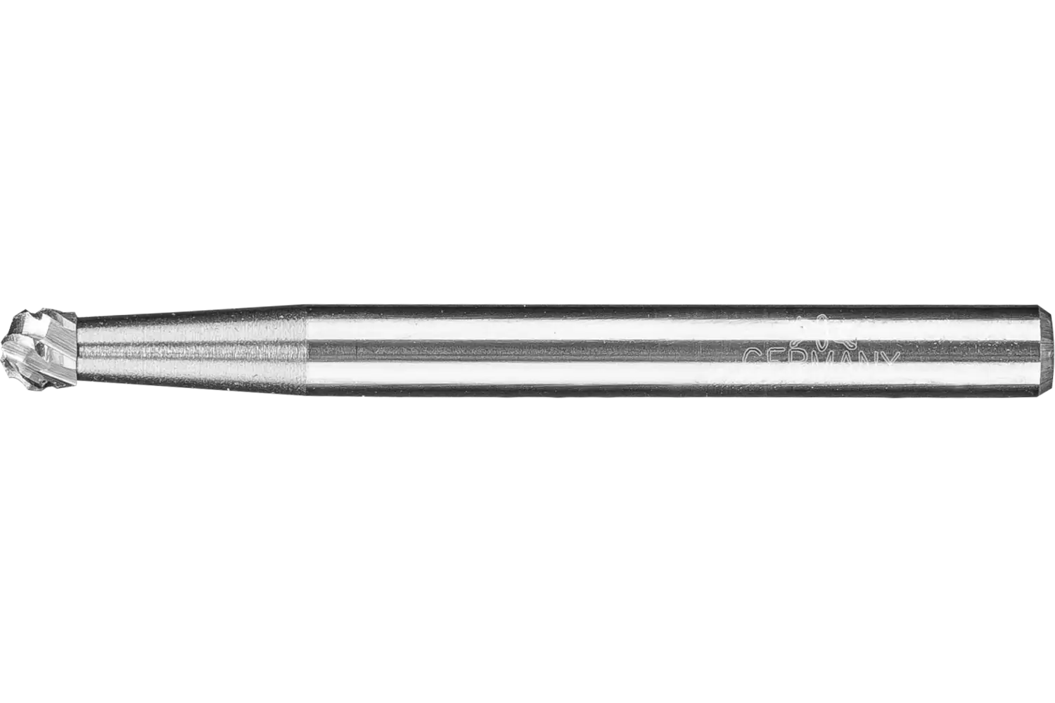 Freză biax din carbură metalică, formă sferică (KUD) KUD 0302/3 TITANIUM
