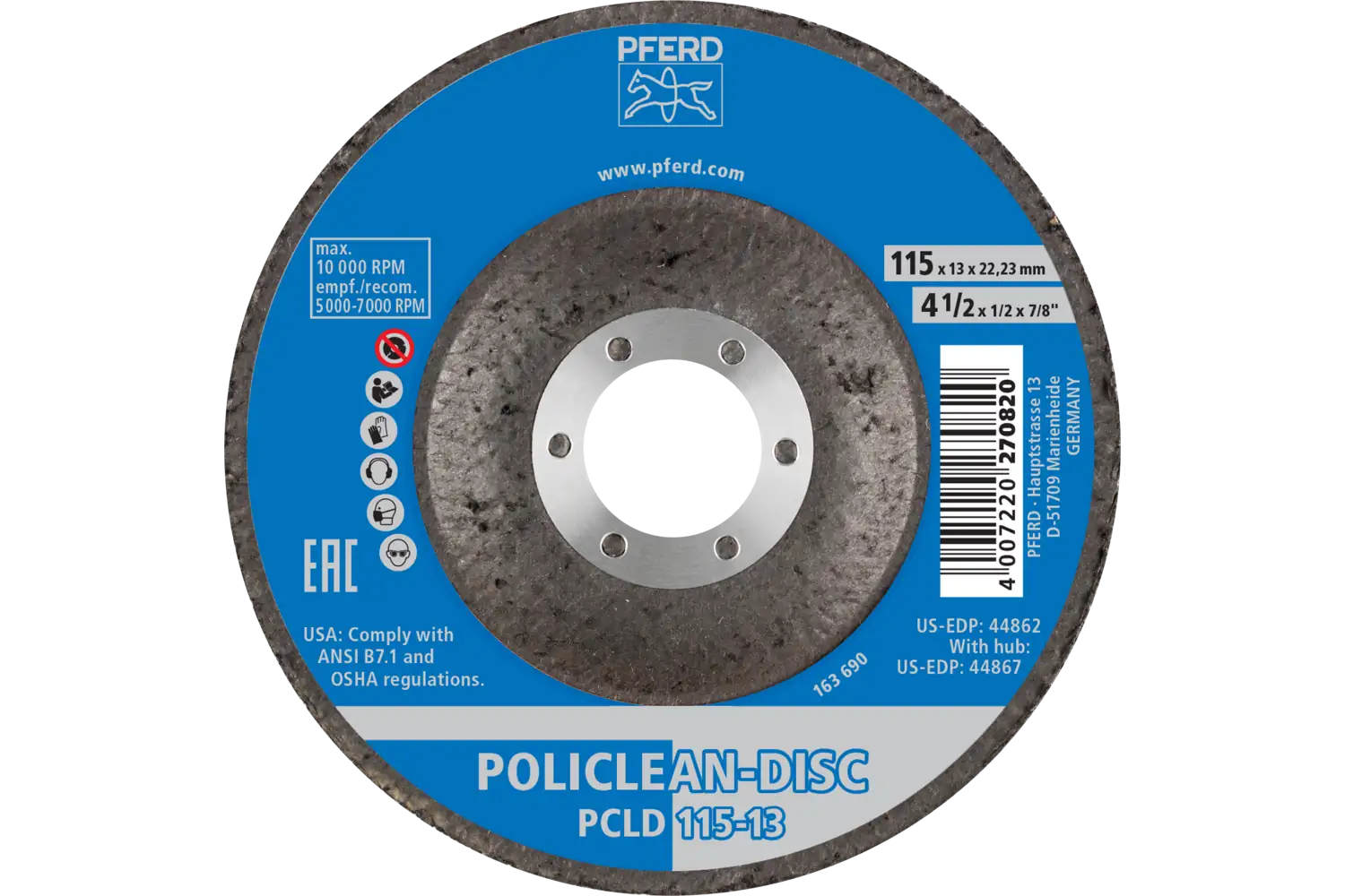 Policlean-Disc Pcld PCLD 115-13 3