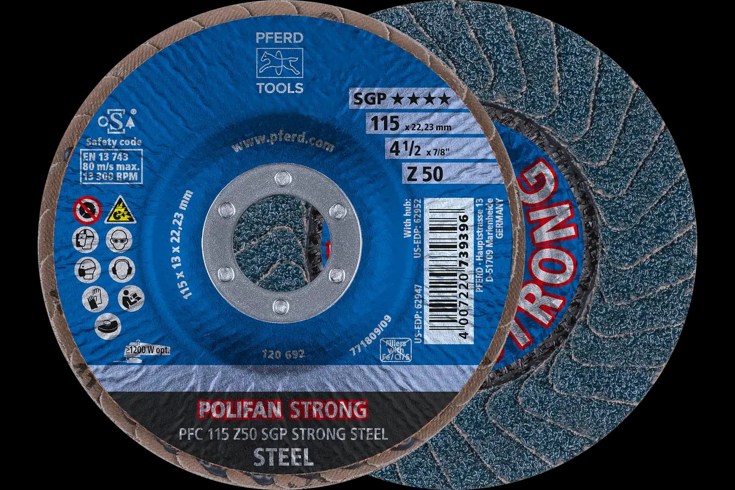 Disc lamelar frontal (POLIFAN) PFC 115 Z 50 SGP STRONG STEEL