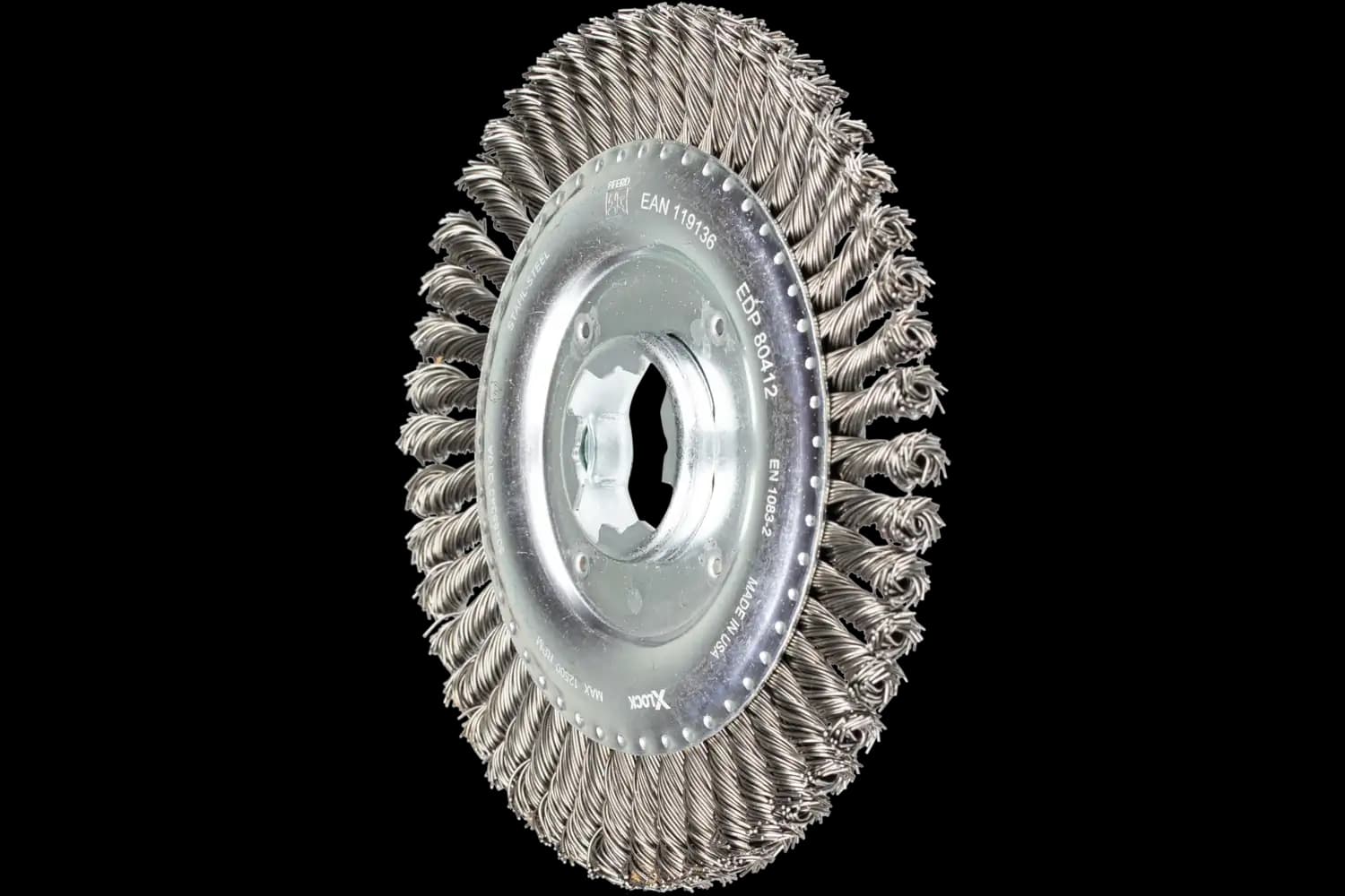 Perie circulară împletită (heavy-duty) din sârmă de oțel POS RBG 12506/X-LOCK PIPE ST 0,50