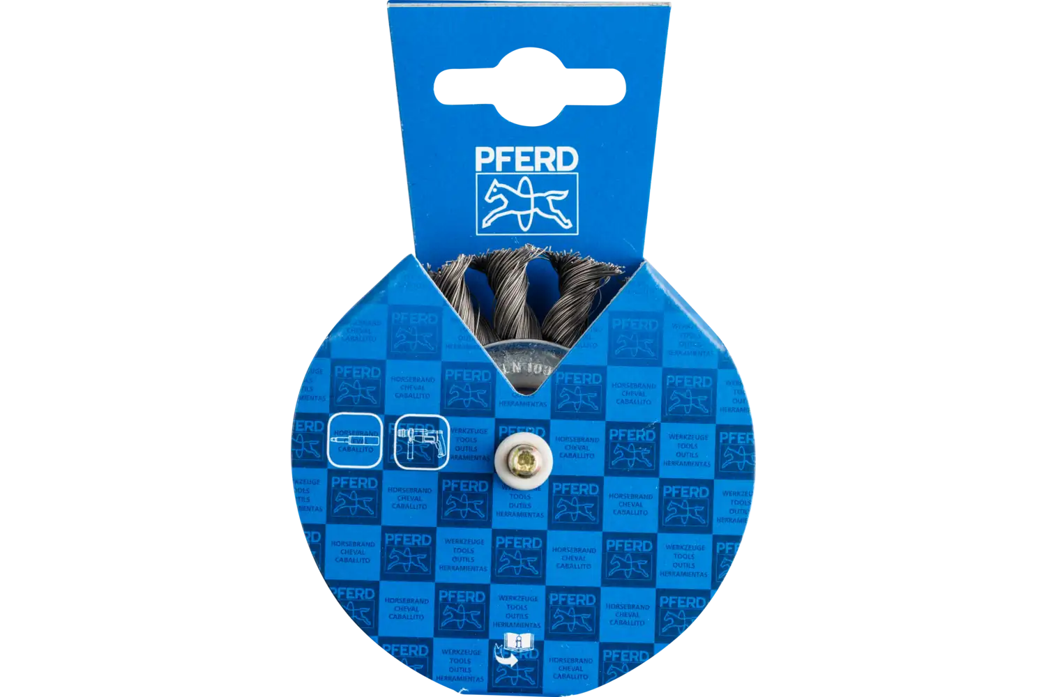 Perie circulară împletită (heavy-duty) din sârmă de oțel POS RBG 7006/6 ST 0,35