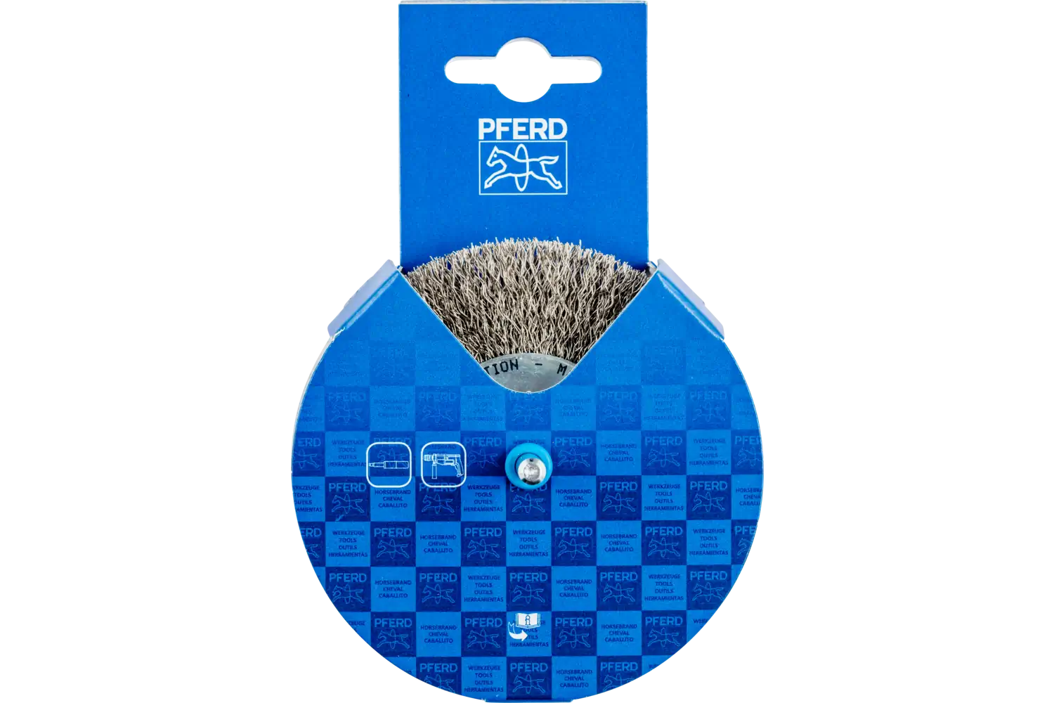 Perie circulară din sârmă de oțel POS RBU 10010/6 INOX 0,30
