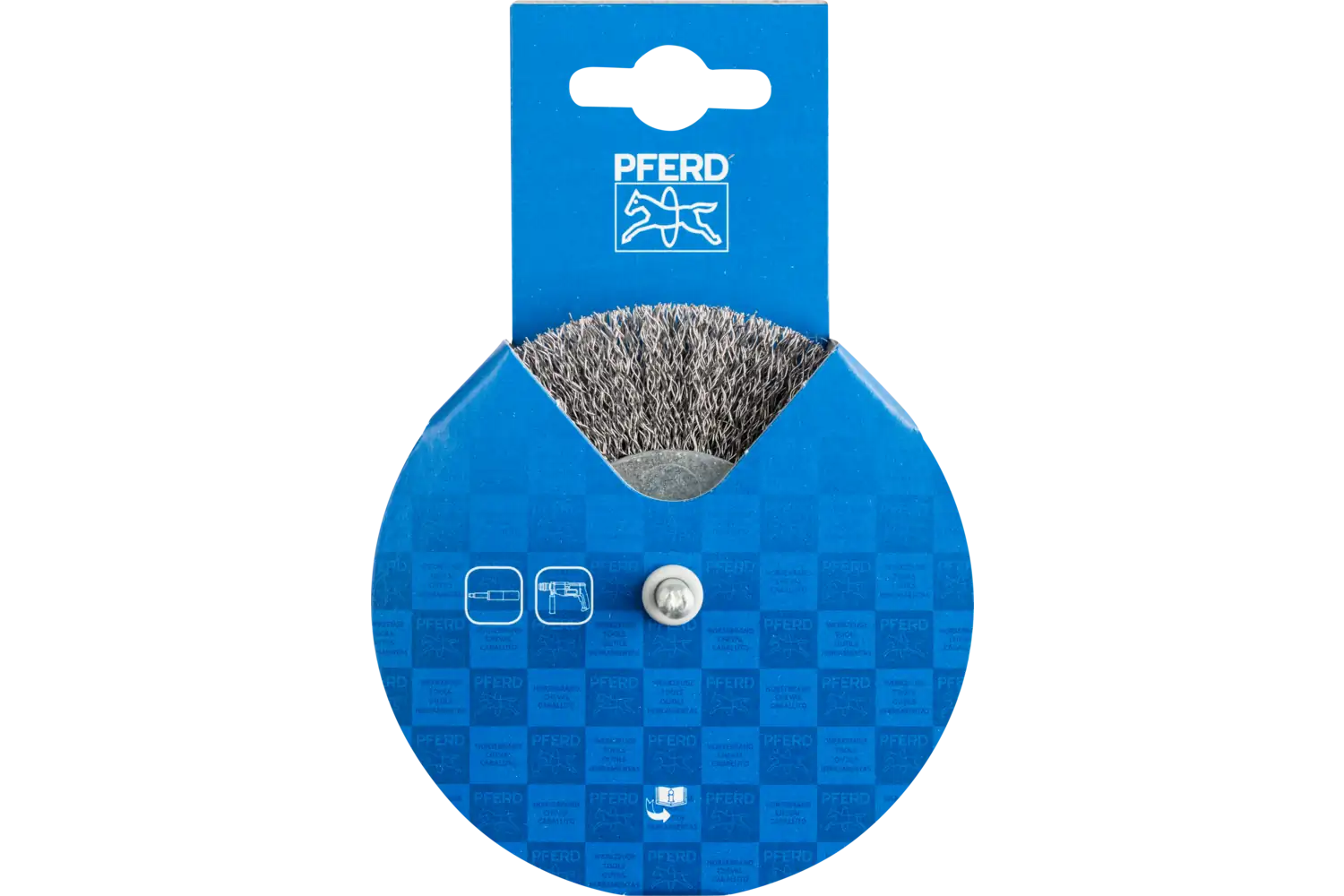 Perie circulară din sârmă de oțel POS RBU 10010/6 ST 0,30 2