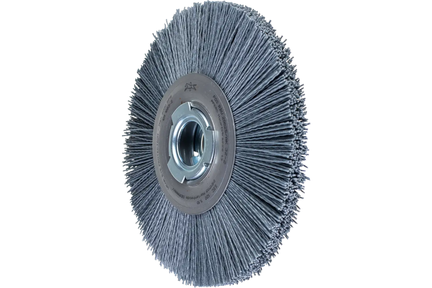 Perie circulară din sârmă de oțel POS RBU 20025/AK32-2 SiC 120 1,10