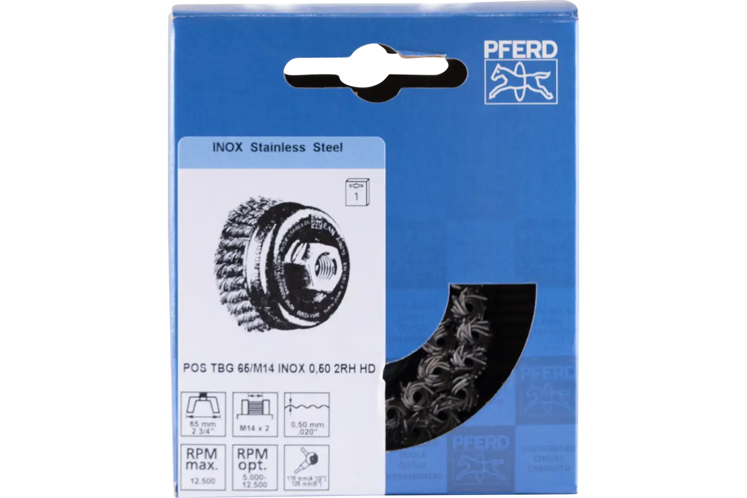 POS TBG 65/M14 INOX 0,50 2RH HD 2