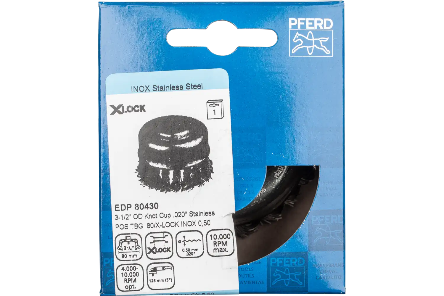 POS TBG 80/X-LOCK INOX 0,50 2
