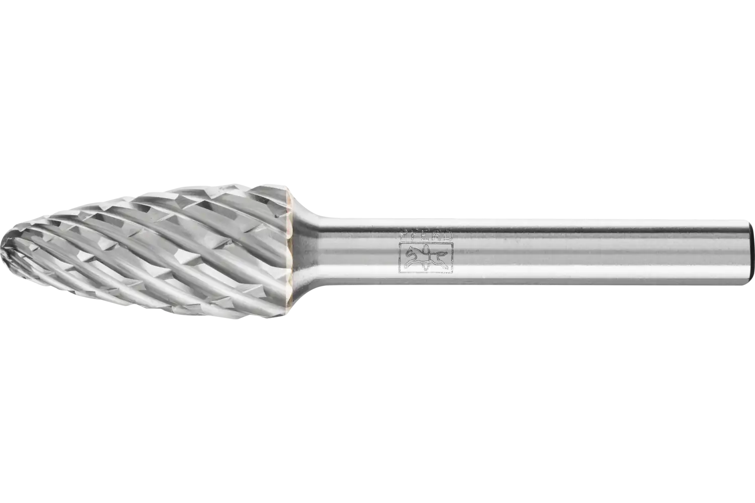 Freză biax din carbură metalică, formă de ogivă sferică (RBF) RBF 1225/6 STEEL