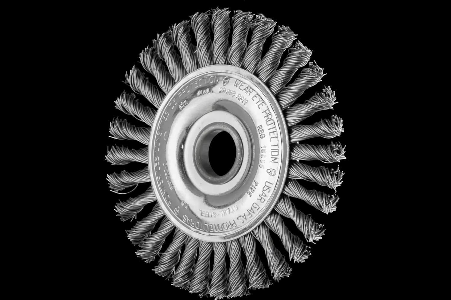Perie circulară împletită (heavy-duty) din sârmă de oțel RBG 10006/16,0 PIPE ST 0,50