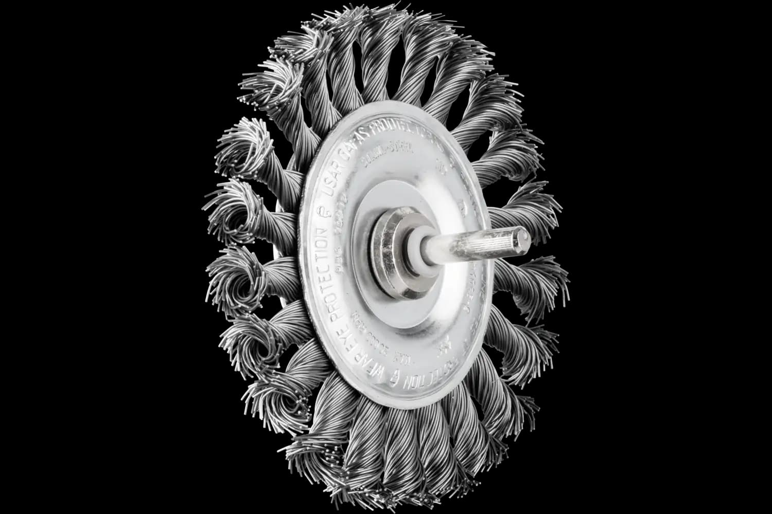 Perie circulară împletită (heavy-duty) din sârmă de oțel RBG 10012/6 ST 0,50