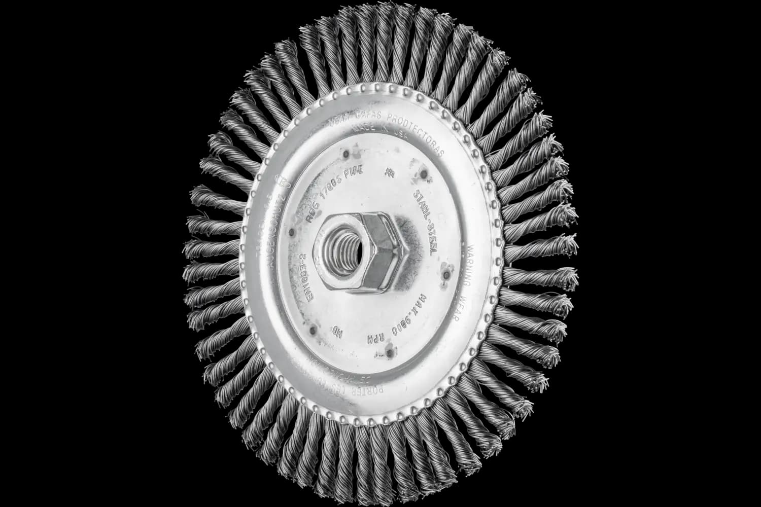 Perie circulară împletită (heavy-duty) din sârmă de oțel RBG 17806/M14 PIPE ST 0,50 56Z