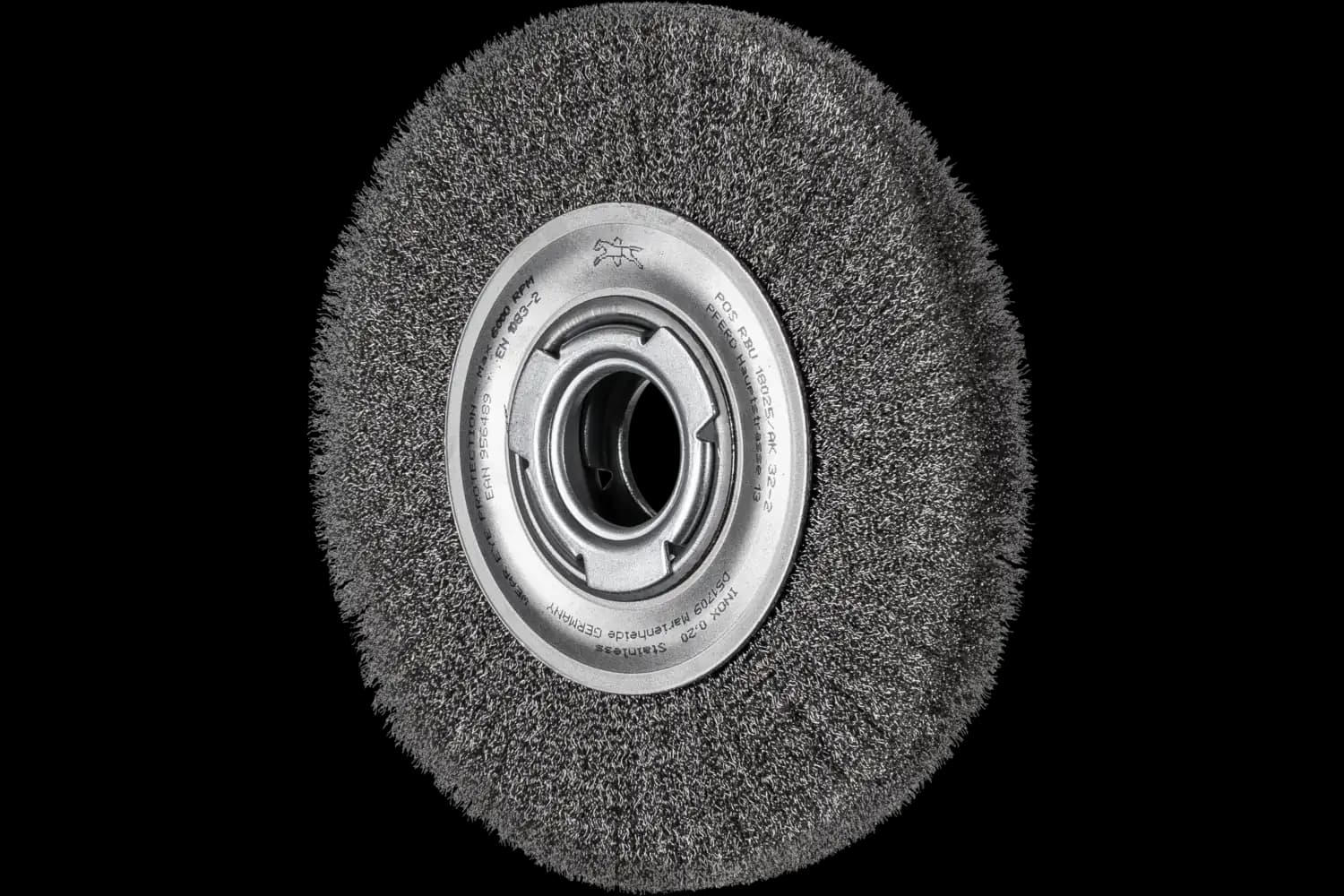 Perie circulară din sârmă de oțel POS RBU 18025/AK32-2 INOX 0,20