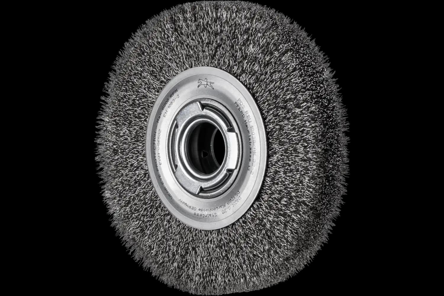 Perie circulară din sârmă de oțel POS RBU 18038/AK32-2 INOX 0,30
