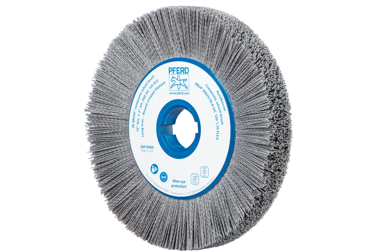 Perie circulară din tije abrazive SiC (siliciu-carbură) RBUP 30025/50,8 SiC 120 1,10 FLEX