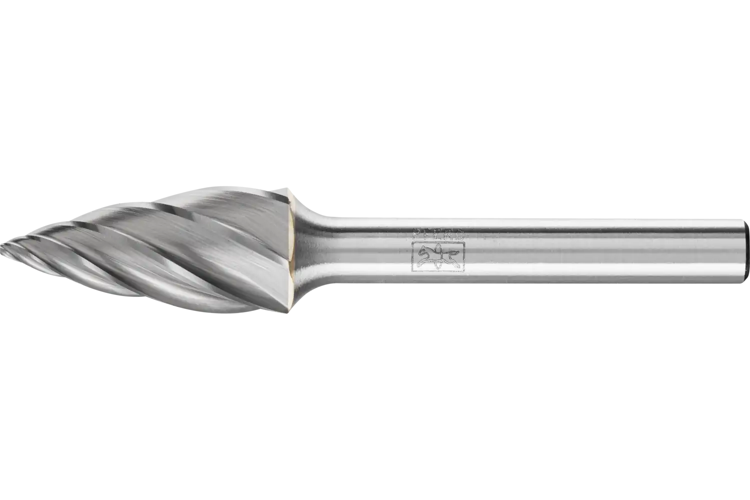 Freză biax din carbură metalică, formă de ogivă ascuțită (SPG) SPG 1225/6 ALU