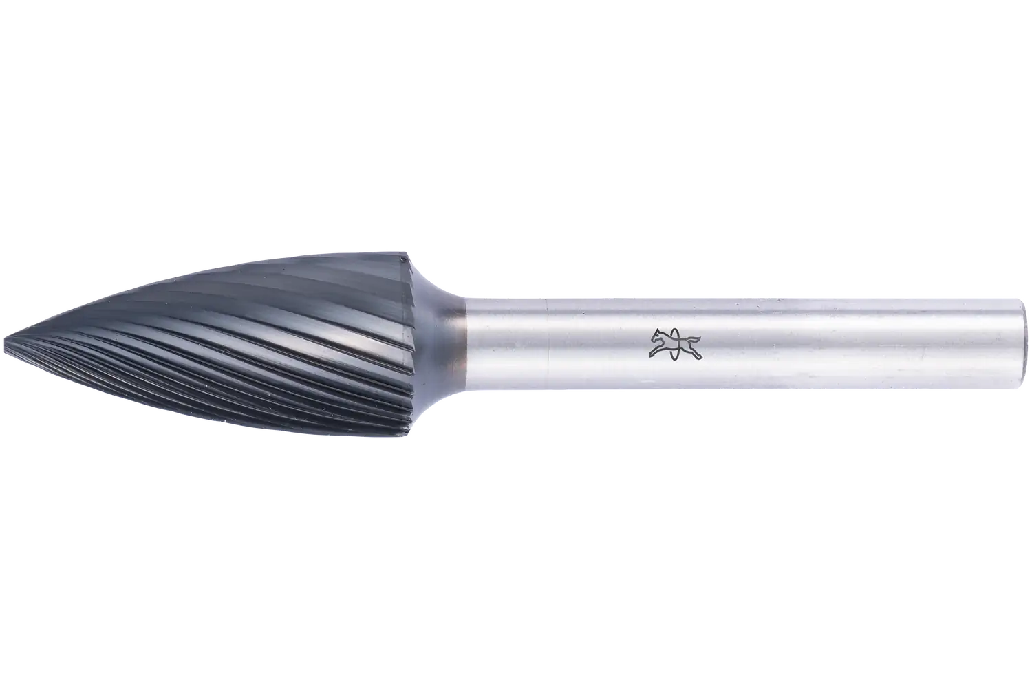 Freză biax din carbură metalică, formă de ogivă ascuțită (SPG) SPG 1225/6 Z3 HC-FEP