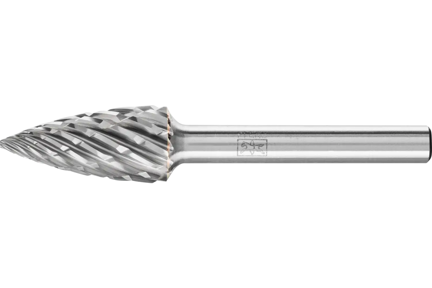 Freză biax din carbură metalică, formă de ogivă ascuțită (SPG) SPG 1225/6 STEEL