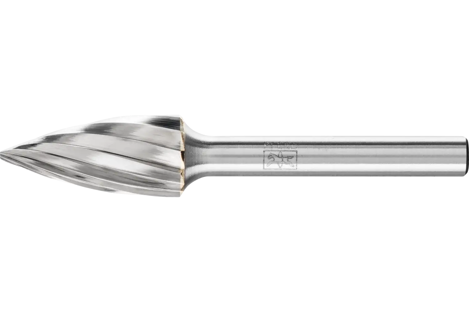 Freză biax din carbură metalică, formă de ogivă ascuțită (SPG) SPG 1225/6 Z1