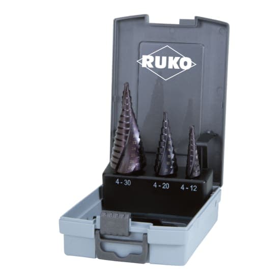 Set burghie treptate HSS-TiAlN - 3 piese 101026FRO 3