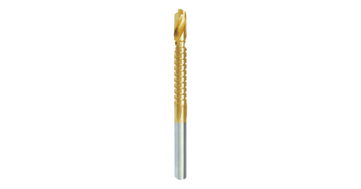 Burghiu de frezat HSS TiN 101201T