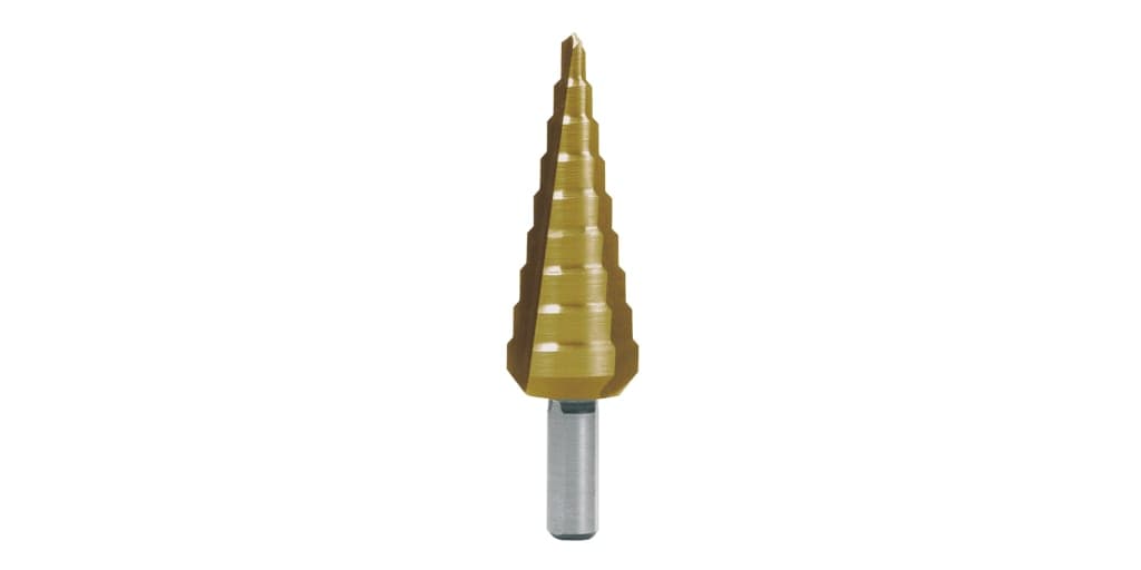 Burghiu treptat, HSS, TiN, cu 3 muchii de taiere, canelura dreapta 101350-9T 2
