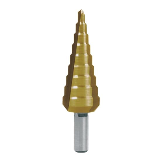 Burghiu treptat, HSS, TiN, cu 3 muchii de taiere, canelura dreapta 101350-9T 3