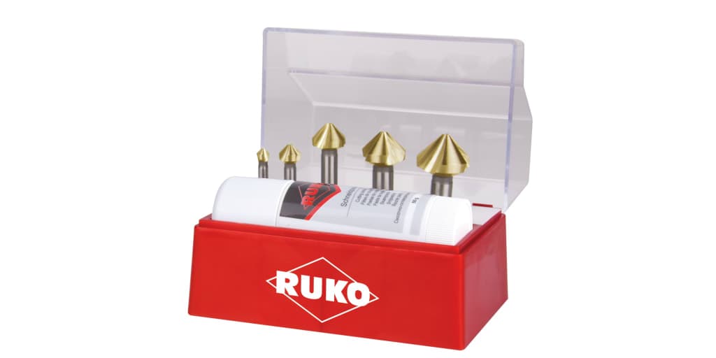 Set zencuitoare 90° HSS-TiN - 6 piese 102142T 2